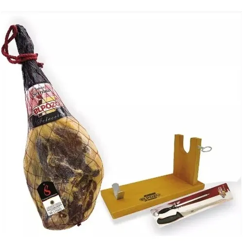 Presunto Cru (jamón) Serrano Com Osso El Pozo - (aprox 7kg)