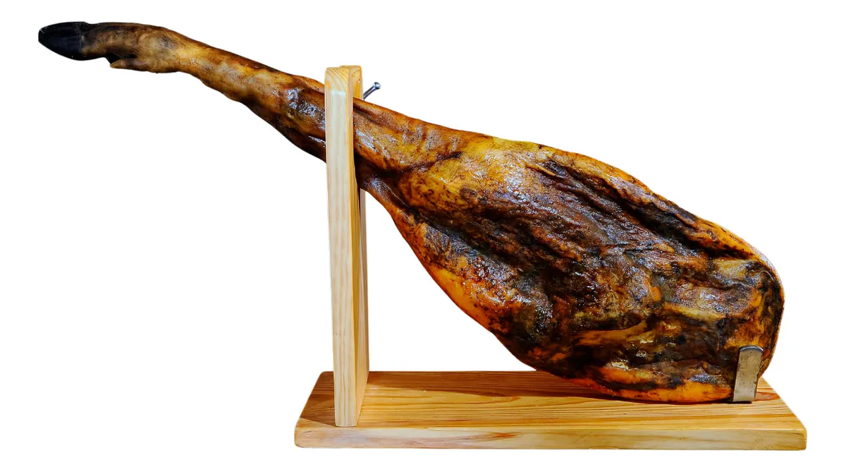Jamón Eapanhol Carvajal 50% Ibérico 28 Meses De Maturação - 7kg Aprox - Imagem 2